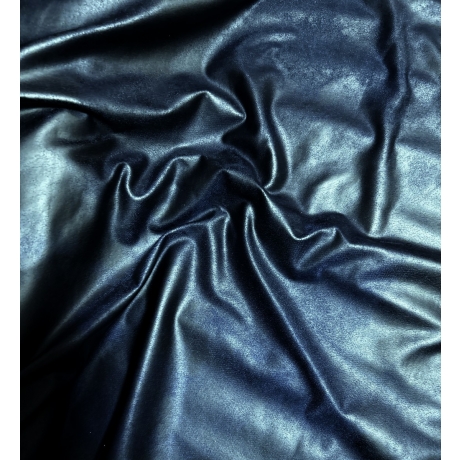Tkanina LEATHER NAVY BLUE